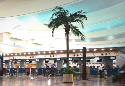 Cairo airport. Inside the terminal