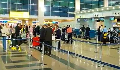 The terminal of the airport Marsa Alam