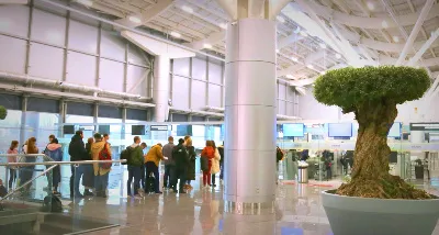 New terminal of Odessa airport