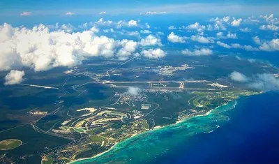 Punta Cana view from the plane