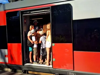 Public transport in Sochi is often overloaded