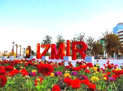 Izmir flowerbed