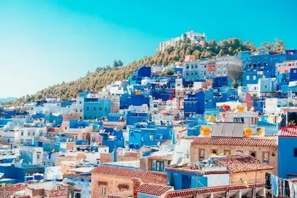Blue Chefchaouen in Morocco