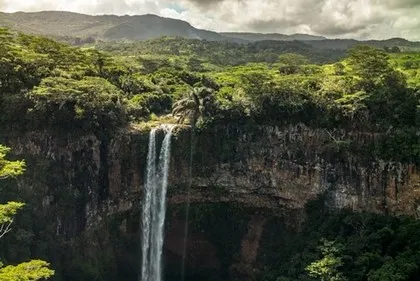 Chamarel Waterfall in Mauritius