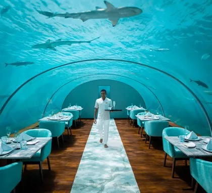 Dinner at Conrad Maldives