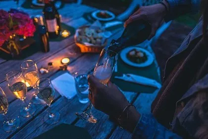 Dinner on the rooftop