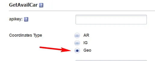 New GEO - GEO method in the Intui API