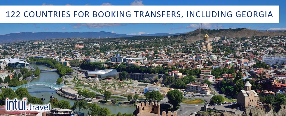 122 countries are now available for booking transfers on Intui.travel, including Georgia!