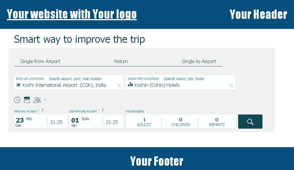 White Label - cusctomizable kit with settings & many new features for you from Intui.travel