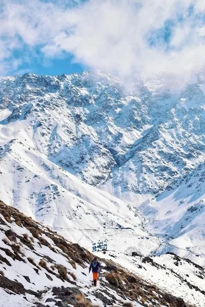 Snow in the Atlas Mountains