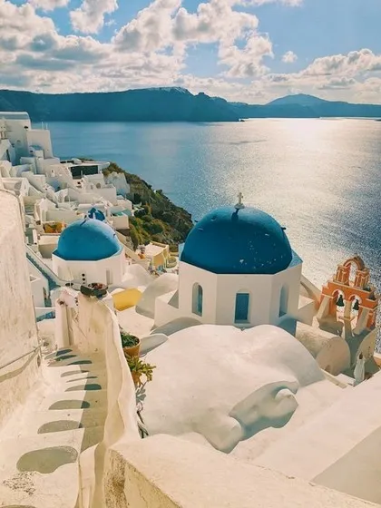Spring in Santorini, Greece