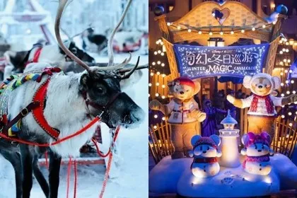 Winter holiday with children